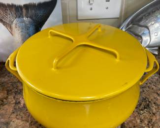  Dansk Yellow Enamel Dutch Oven