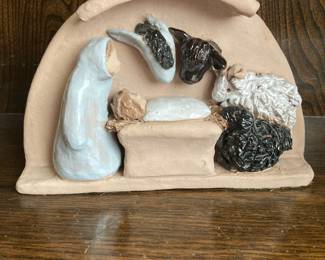 Mini Ceramic Nativity Scene
