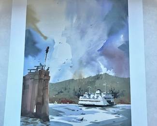 54th Annual 2011 Edmonds Arts Festival Print Featuring "Guardians of the Sound" by Randy Emmons