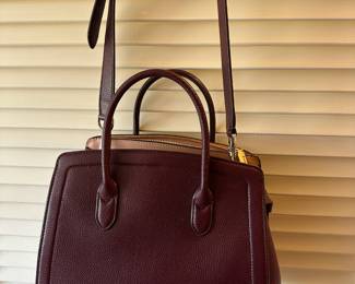 Kate Spade Deep Cherry Knott Large Zip-top Satchel
