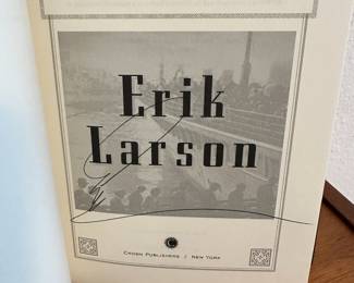 Autographed Thunderstruck by Erik Larson