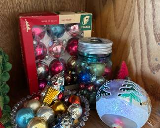 Assortment of Christmas Ornaments