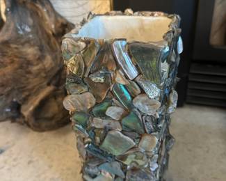 Abalone Shell Vase