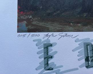 Celebrating 40 Years 1997 Edmonds Arts Festival Print Featuring "Two Edmonds Views" by Lyle Silver