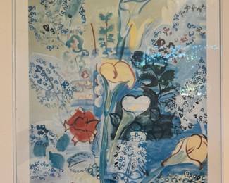 Framed Raoul Dufy Le Bouquet D'Arums Poster 