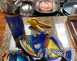 Ben Diller Reef Fish Platter and Snack Plate