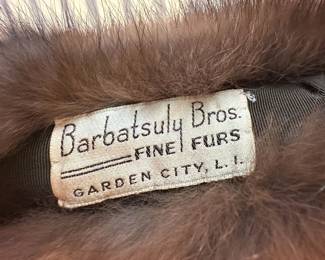 Barbatsuly Bros. Mink Fur Stole