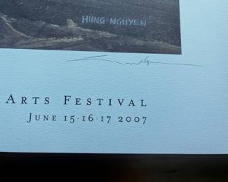 50th Annual 2007 Edmonds Arts Festival Print Featuring "Solitude" by Hung Nguyen