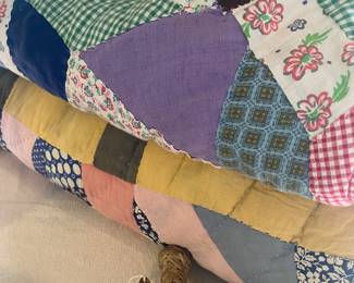 Several country quilts