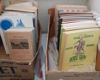 Oak Ridge Horse Show Programs