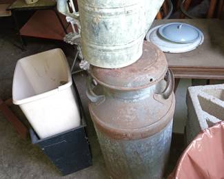 Watering and Milk Can