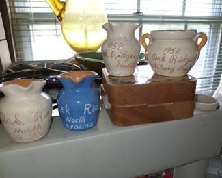 Oak Ridge Military Institute (now academy) Souvenir Pottery