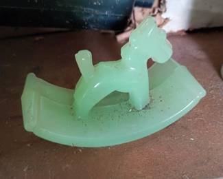 Jadeite Rocking Horse