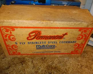Multi Core Permanent Stainless Steel Cookware Set Unused in Original Box