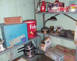 Corning Ware Unused in Original Box, Folgers Coffee