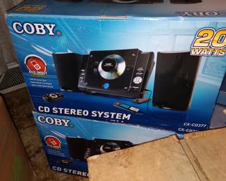 Coby CD Stereo Systems new in box