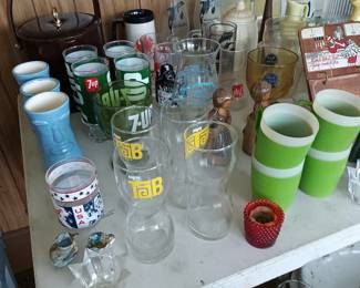 Vintage Glassware (Tab, 7-Up, Star Wars, etc)