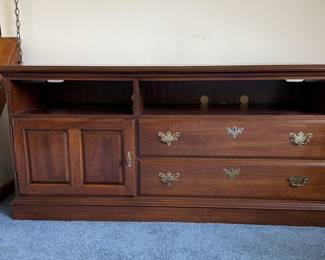 Jamestown Sterling Cherry Television Cabinet
56”L x 18.5”H x 27”H
