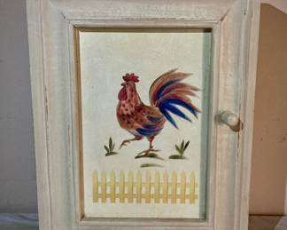 Miniature Rooster Cabinet