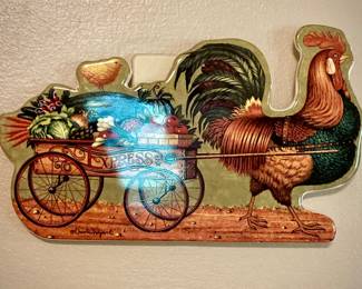 Charles Wysocki Prize Winning Promenade Rooster Bradford Exchange Plate