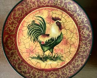 Rooster Decorative Plate
