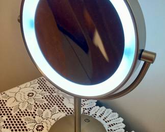 Lit Magnifying Vanity Mirror