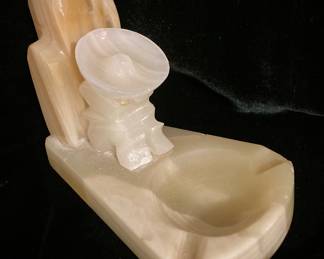 Vintage Onyx Mexican Ashtray