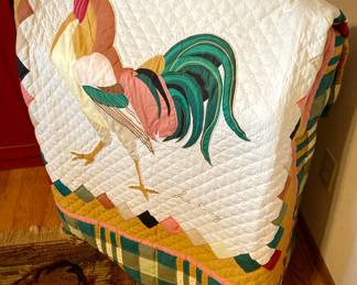 Le Coq Vintage Quilt