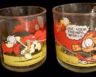 Vintage McDonalds Garfield Glasses