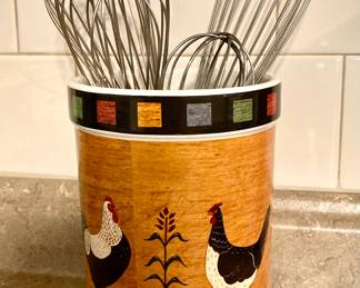 Rooster Themed Kitchen Cannister