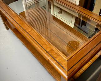 Glass Inlay Coffee Table