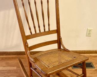 Cane Seat Rocker