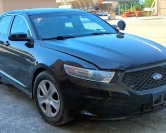 2017 Ford Taurus Police Interceptor Sedan Car, VIN 1FAHP2MT4HG122786, Mileage Showing On Odometer 91,822