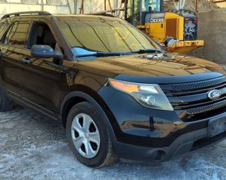2013 Ford Explorer Police Interceptor Sport Utility Vehicle, VIN 1FM5K8AR3DGA31375, Mileage Showing On Odometer 103,998