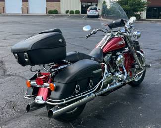 1999 Harley-Davidson Road King Motorcycle, VIN 1HD1FRW13XY638731, Mileage Showing On Odometer 25,233, Missouri Title