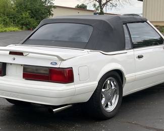 1993 Ford Mustang LX Convertible Sports Car, VIN 1FACP44E2PF201319, Dyno Tuned, Miles Showing On Odometer 47,425, Missouri Title