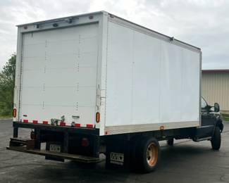 2004 Ford F-550 Pickup Truck With Enclosed Box Bed, VIN 1FDAF56S34EB24003, Mileage Showing On Odometer 12,335, Missouri Title