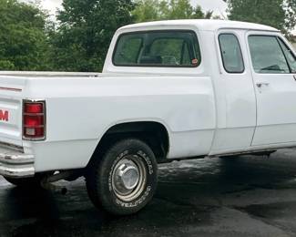 1992 Dodge Ram D150 Pickup Truck, VIN 3B7HE13Y8NM506790, Miles Showing On Odometer 265,392, Missouri Title