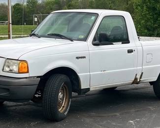 2003 Ford Ranger Pickup Truck, VIN 1FTYR10D43PB40128, Mileage Showing On Odometer 182,270, Missouri Title