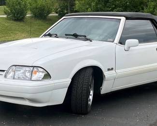 1993 Ford Mustang LX Convertible Sports Car, VIN 1FACP44E2PF201319, Dyno Tuned, Miles Showing On Odometer 47,425, Missouri Title