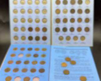 Coin folders and old coins