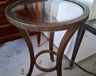Glass Top, Heavy End table