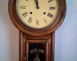 1930,s Wood, Working Japanese Pendulum Wall Clock
