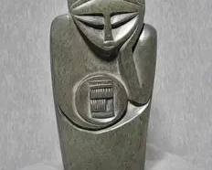63 Shona Thinker. SIGNED by Innocent Chifutu.