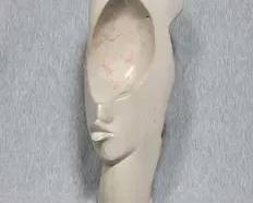 9 Abstract Face. SIGNED by Artist Charles B. A Zimbabwe Sculpt