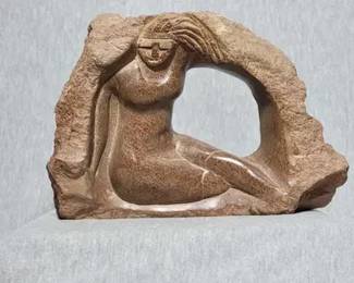 72 Abstract Nude Woman in Sunglasses. SIGNED H. KING