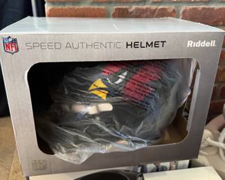 Signed JJ Watt Cardinals Helmet