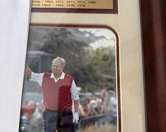 Jack Nicklaus Sports Memorbillia
