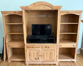 Entertainment center (comes with detached doors if wanted)
$200
