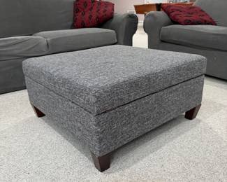 Fabric storage ottoman
$30